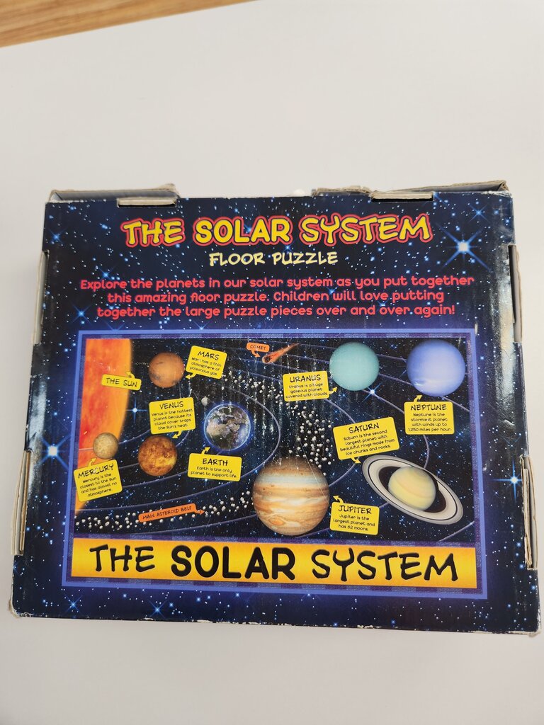 The Solar System Floor Puzzle