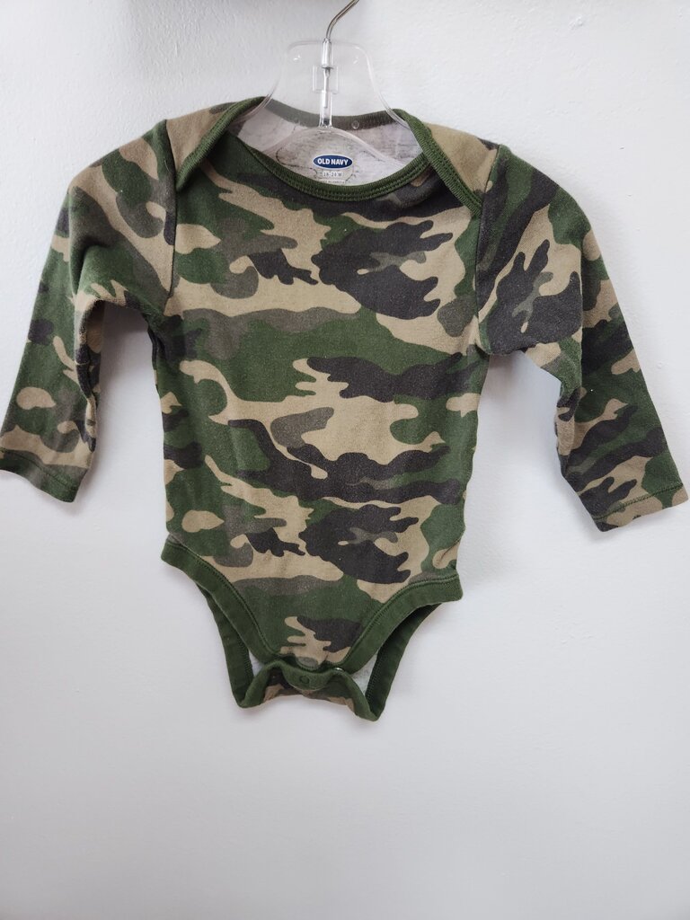 Old Navy Camouflage Long Sleeve Bodysuit