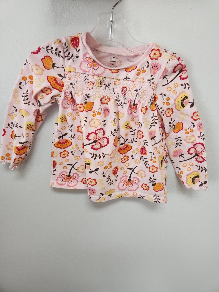 Old Navy Floral Print Long Sleeve Top