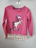 Isaac Mizrahi Unicorn Graphic Long Sleeve T-Shirt