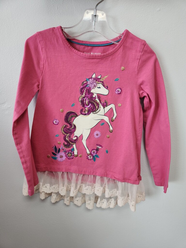 Isaac Mizrahi Unicorn Graphic Long Sleeve T-Shirt