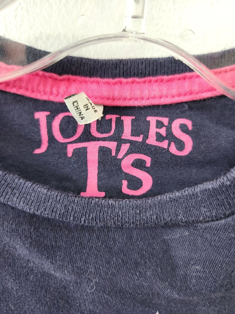 Joules Girls' Long Sleeve T-Shirt with Pug Design