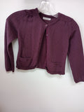 Wheat Girls' Purple Sparkly Cardigan