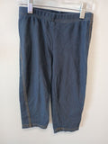 Dark Blue Denim Capris
