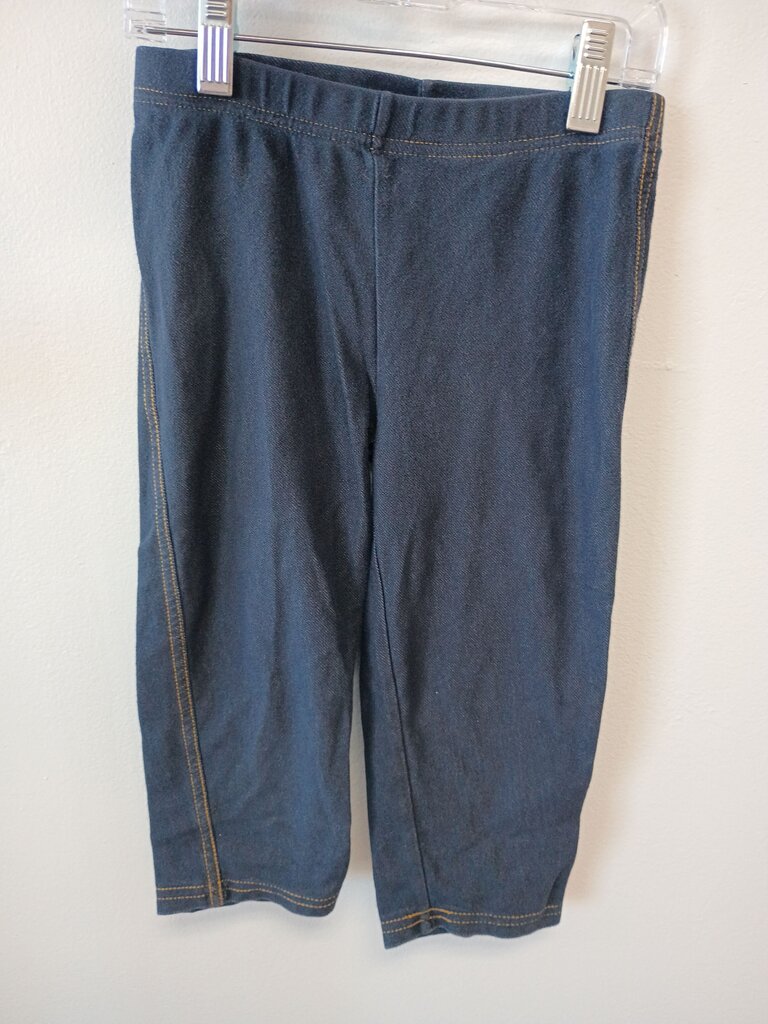 Dark Blue Denim Capris
