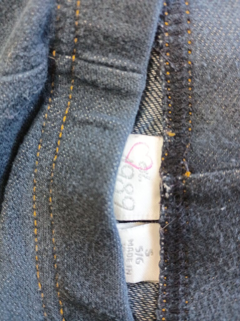 Dark Blue Denim Capris