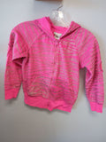 Piper Girls' Pink Zip-up Hoodie