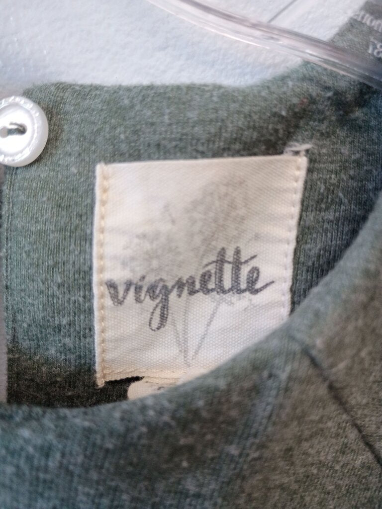 Vignette Green Tiered Dress