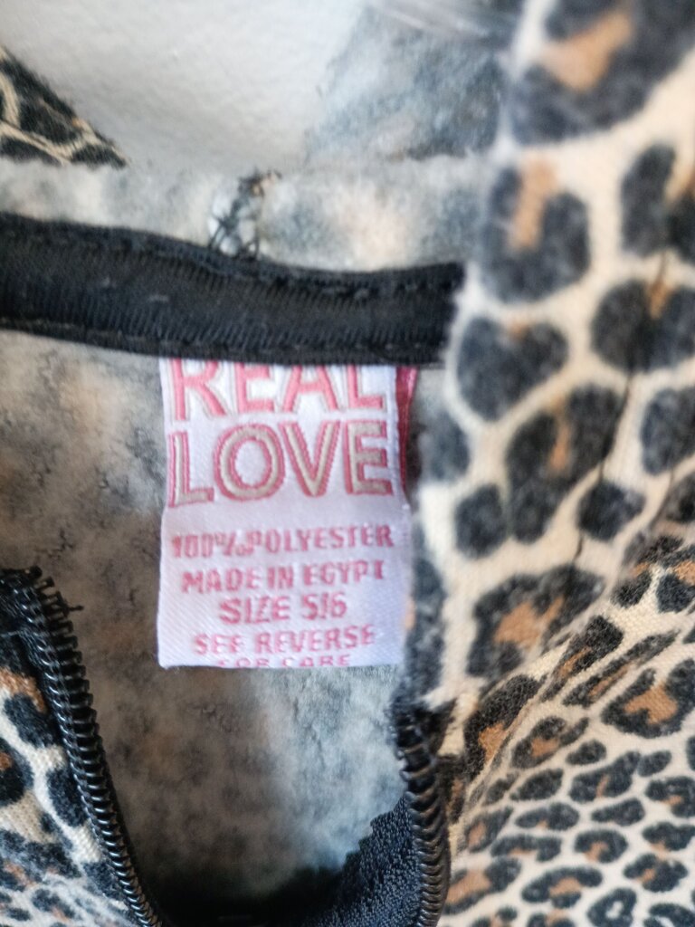 Real Love Leopard Print Hoodie