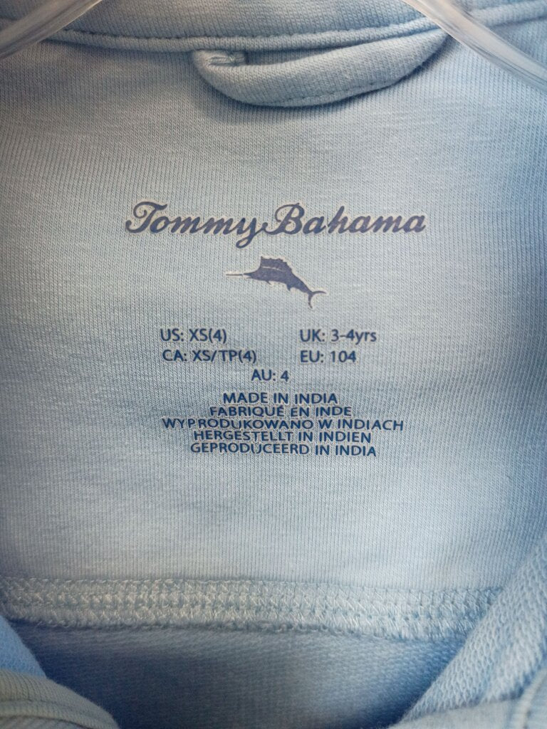 Tommy Bahama Blue Zip Up Pullover