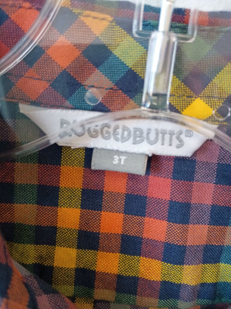 Rugged Butts Multicolor Plaid Button-Up Shirt