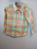 Rugged Butts 3T Colorful Plaid Button-Up Shirt