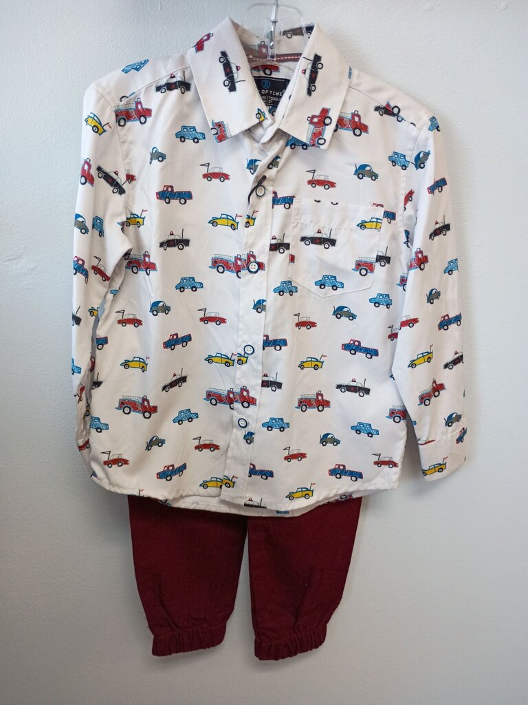 Toddler Outfit with Truck Print