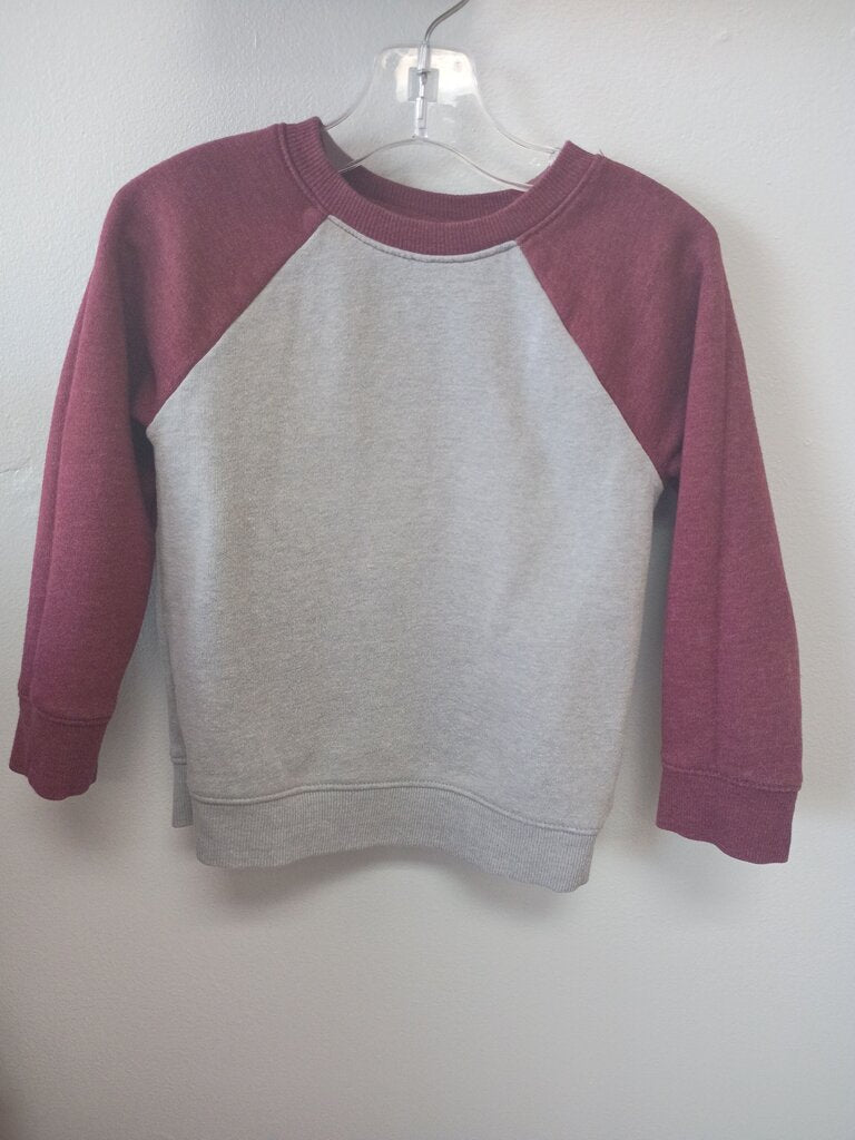 Cat & Jack Grey and Maroon Sweatshirt