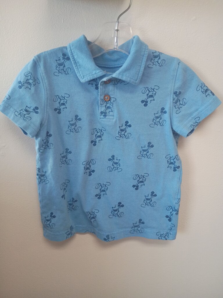 Disney Jumping Beans Blue Mickey Mouse Polo Shirt