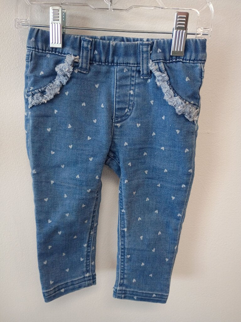 Cat & Jack Baby Denim Pants with Hearts