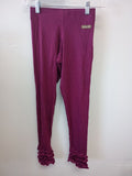 Purple Ruffled Leggings for Girls
