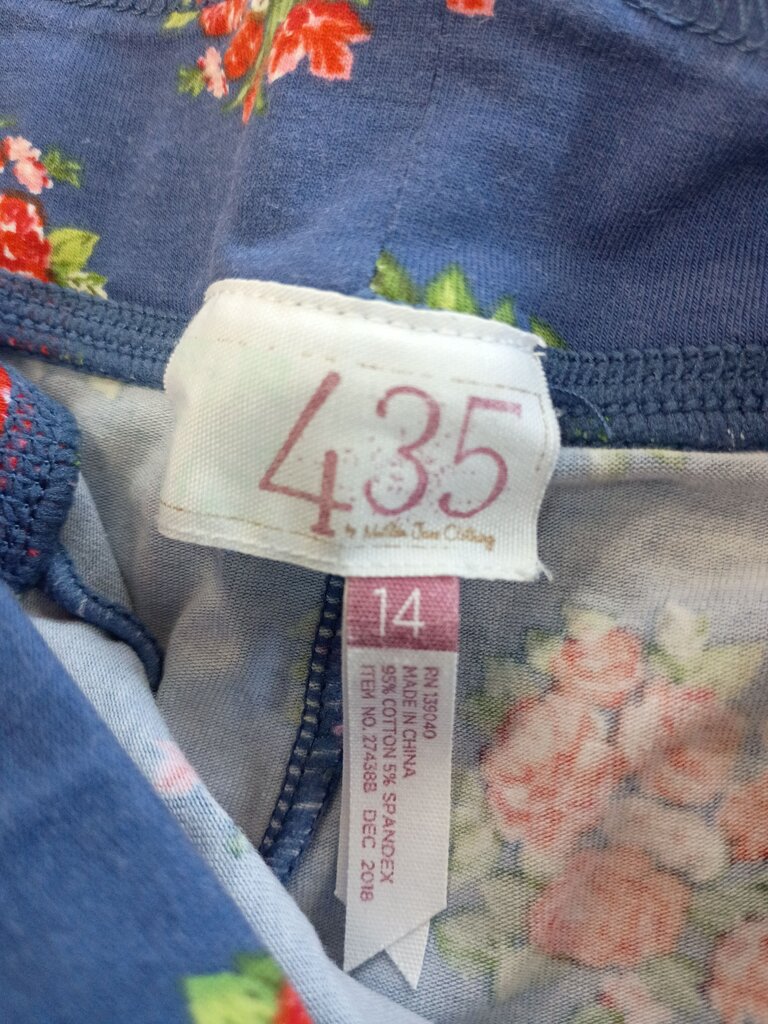 Girls Floral Leggings