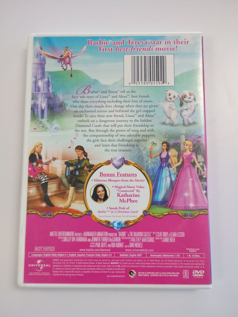 Barbie and The Diamond Castle DVD