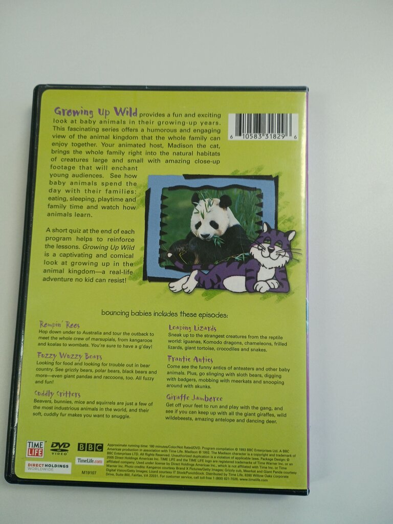 Growing Up Wild: Bouncing Babies DVD