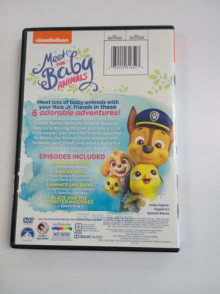 Meet the Baby Animals DVD