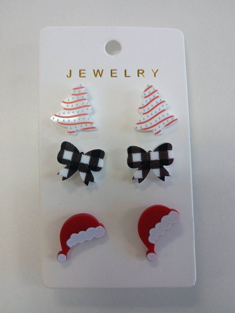 Christmas Themed Earrings Set