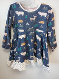 Lily & Landyn's Girls' Bear and Deer Dress