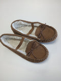 Kids' Brown Moccasin Slippers