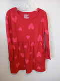 Cat & Jack Red Heart Print Dress