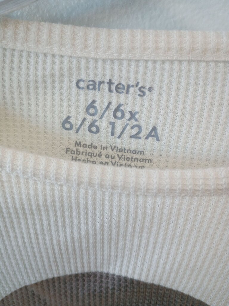 Carter's White Long Sleeve T-Shirt with Silver Heart