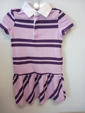 Gap Kids Purple Striped Polo Dress