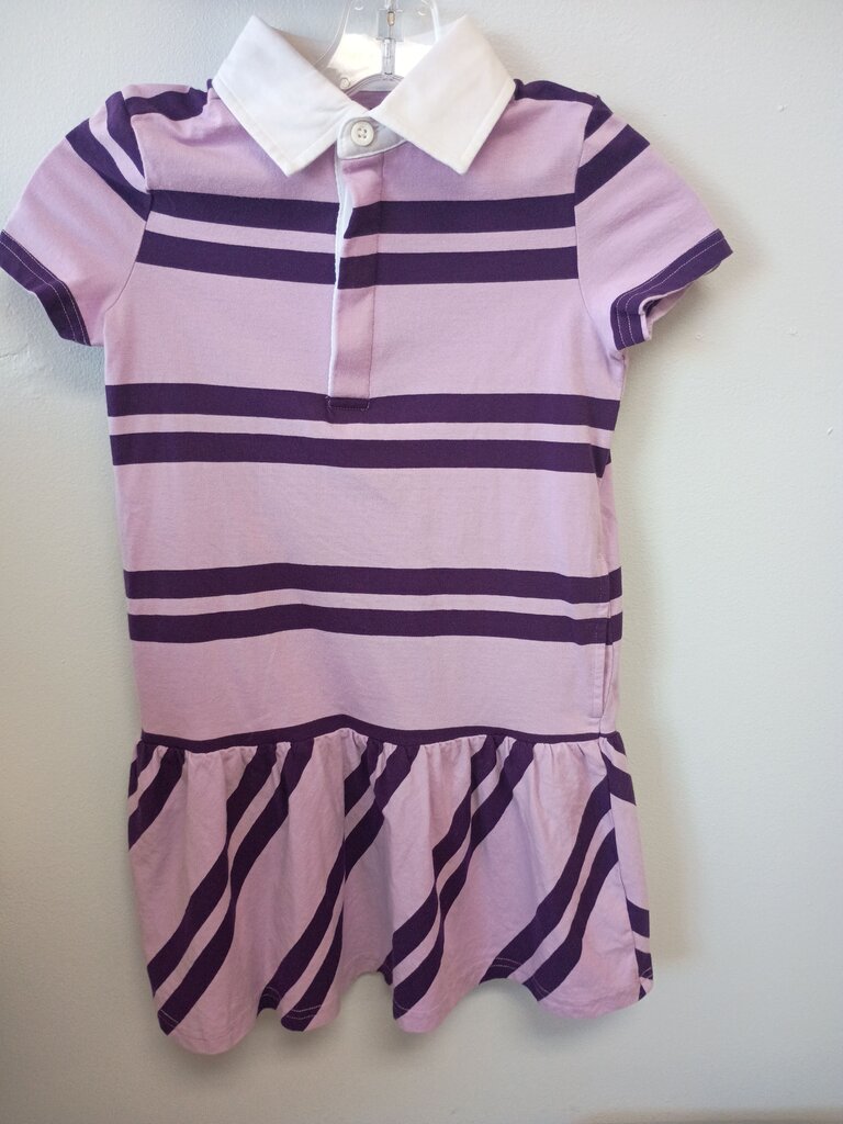 Gap Kids Purple Striped Polo Dress
