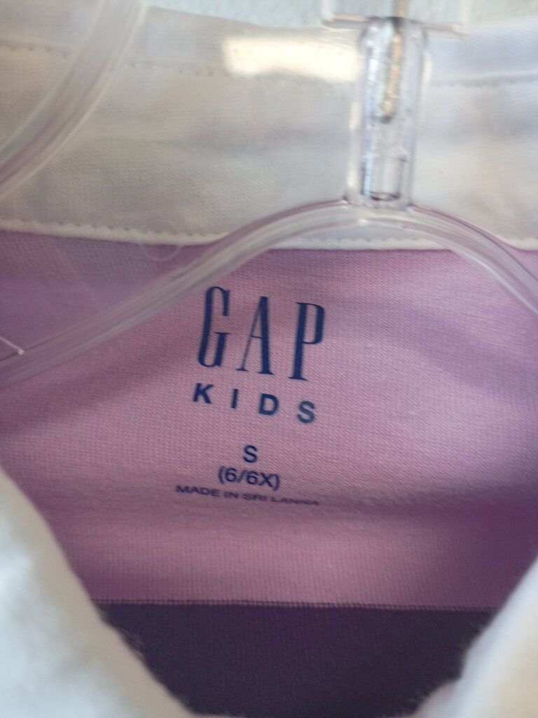 Gap Kids Purple Striped Polo Dress
