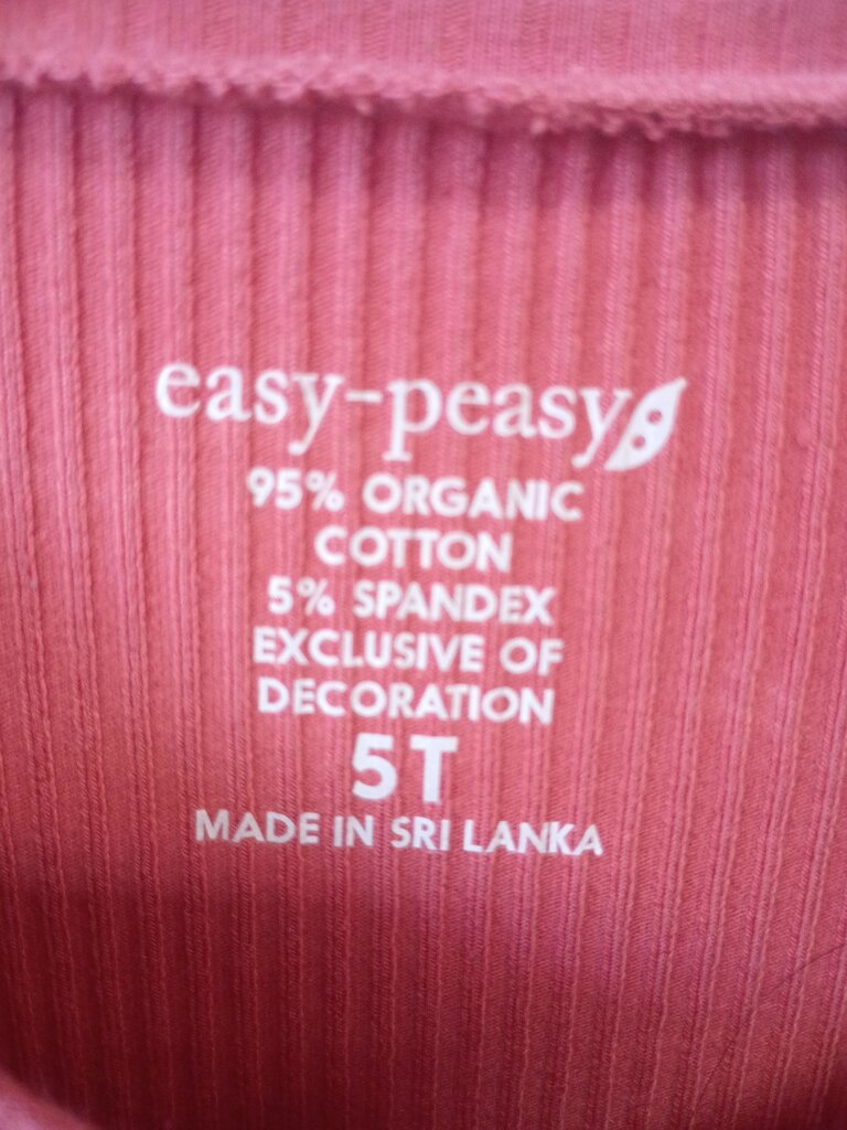 Easy Peasy Organic Cotton Long Sleeve Shirt