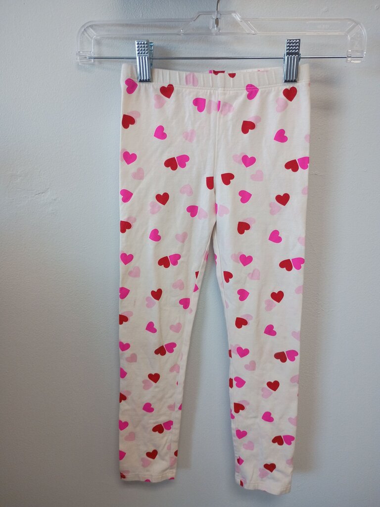Cute Heart Pattern Leggings for Kids