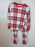 Carter's Red and White Plaid Pajama Set