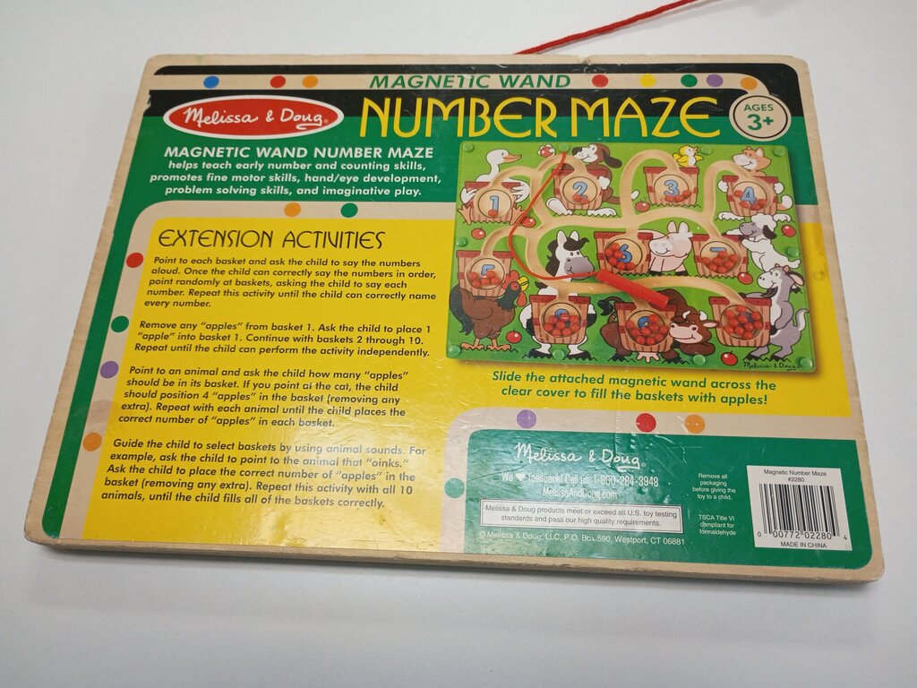 Melissa & Doug Magnetic Wand Number Maze