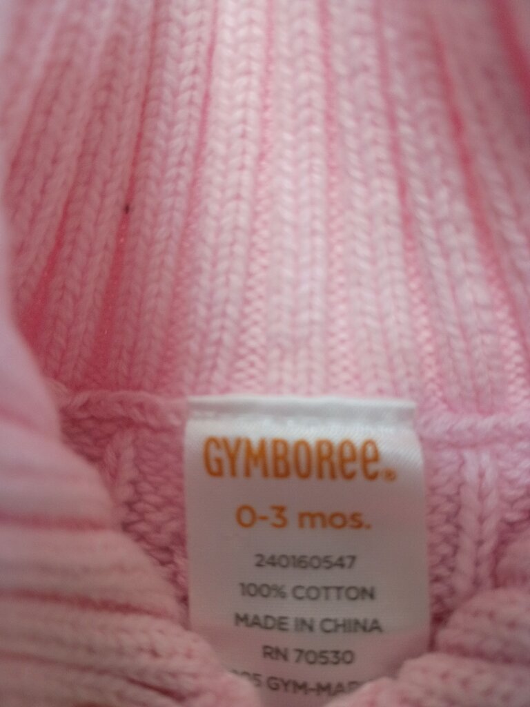Gymboree Baby Pink Knitted Cardigan