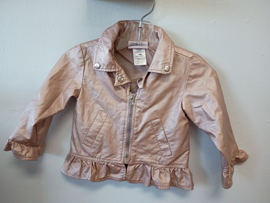Girls' Metallic Pink Jacket