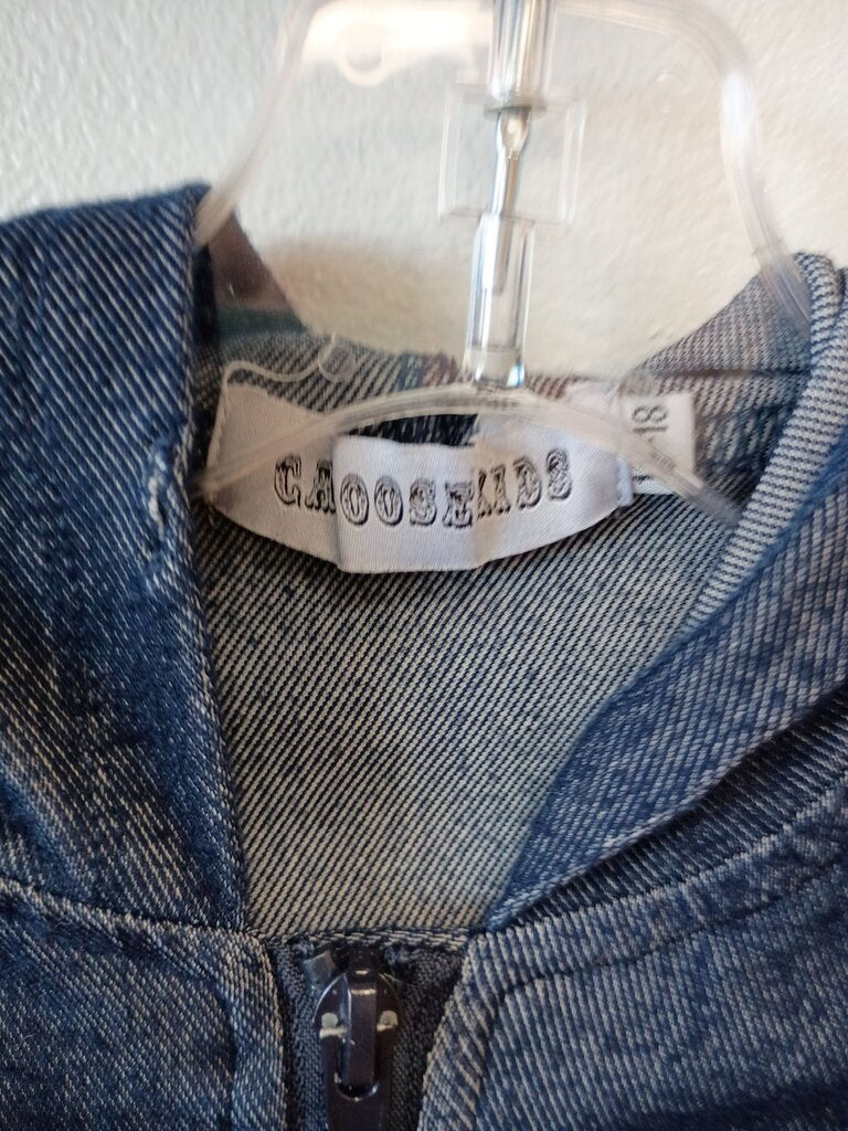 Caboose Kids Zip-up Denim Jacket