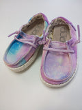 Hey Dude Women's Shoes in Purple Galaxy Print