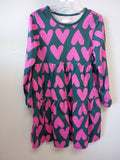 Hanna Andersson Girls' Heart Print Dress