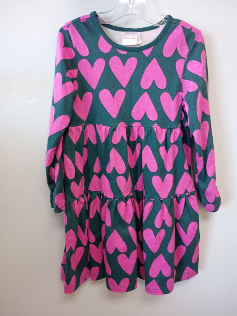 Hanna Andersson Girls' Heart Print Dress