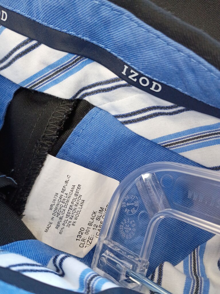 IZOD Black Dress Pants