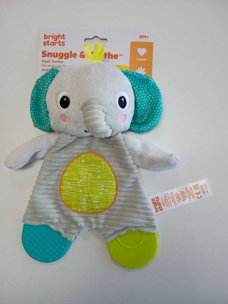 Bright Starts Snuggle & Soothe Elephant Plush Teether
