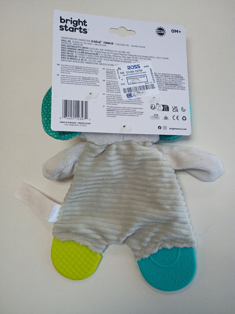 Bright Starts Snuggle & Soothe Elephant Plush Teether