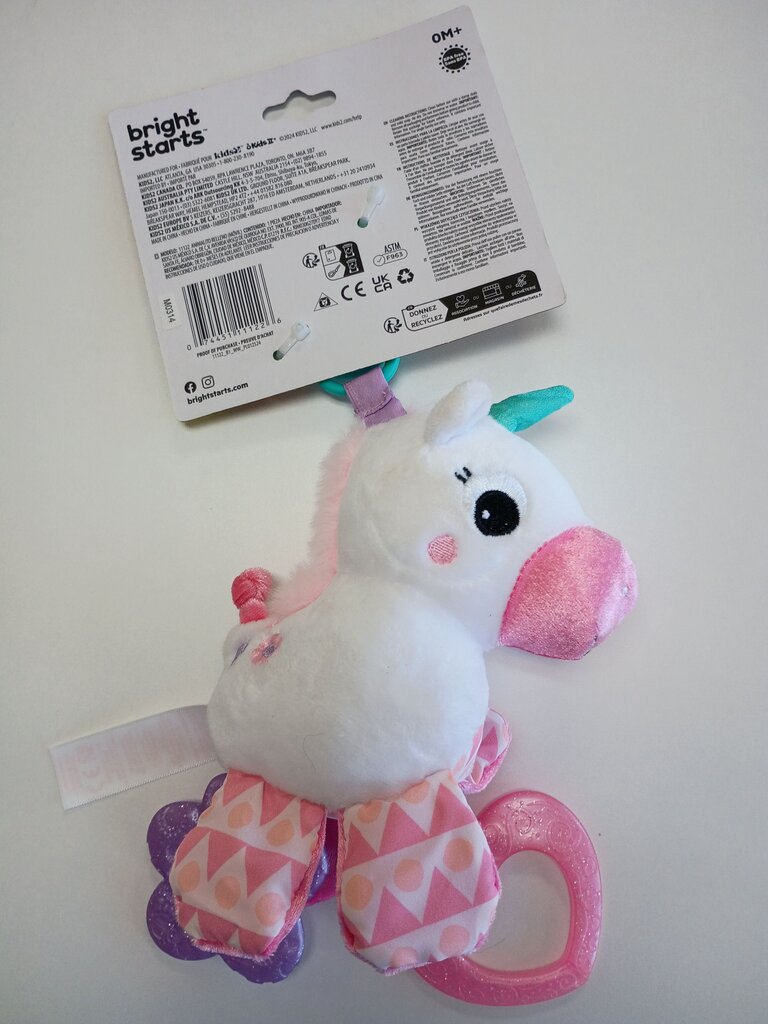 Bright Starts Sparkle & Shine Unicorn On-the-Go Toy