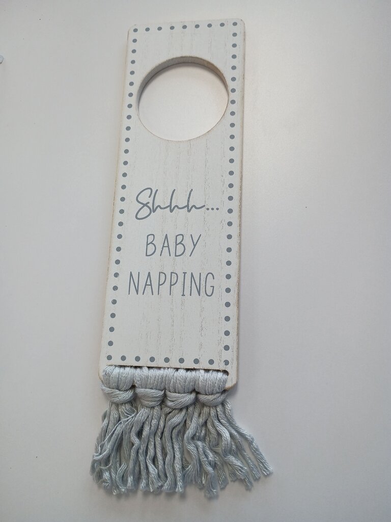 Shhh... Baby Napping Door Hanger