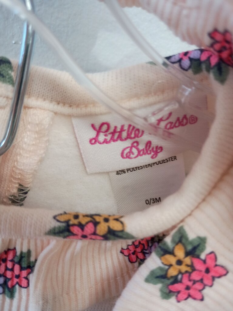 Little Lass Baby Floral Outfit
