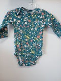 Carter's Floral Print L/S Onesie